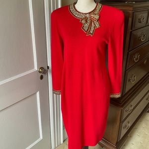 Don Sayers for Wellmore, size 12, red knit